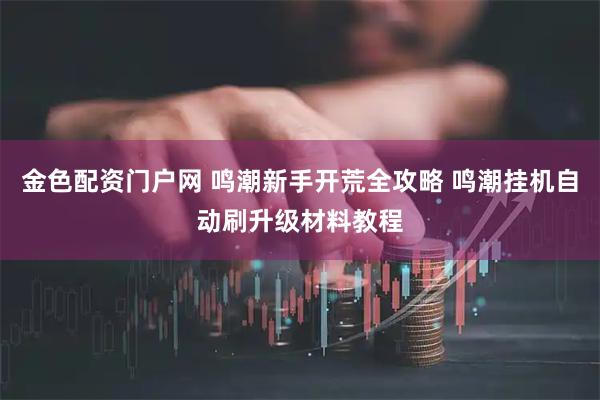 金色配资门户网 鸣潮新手开荒全攻略 鸣潮挂机自动刷升级材料教程